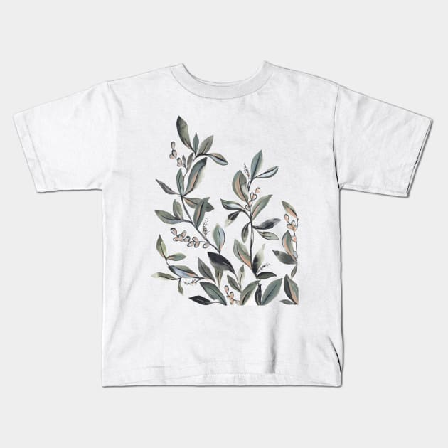 Growing Bush Kids T-Shirt by themintgardener